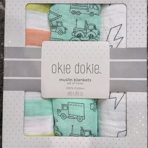 Okie dokie receiving blankets
